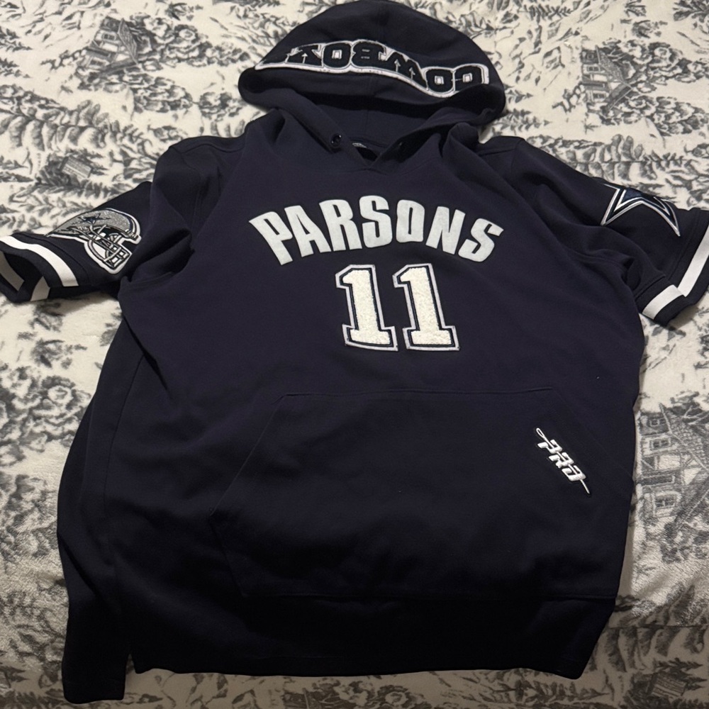 Men's Cowboys Short Sleeve hoodie